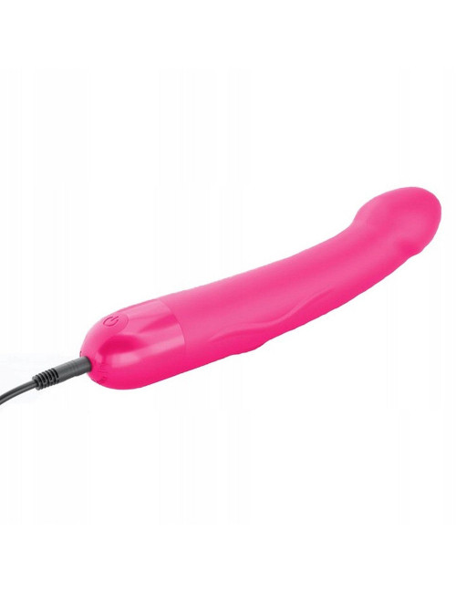 Real Vibration M Magenta 2.0 - Wibrator realistyczny silikonowy, ładowany USB, 10 trybów