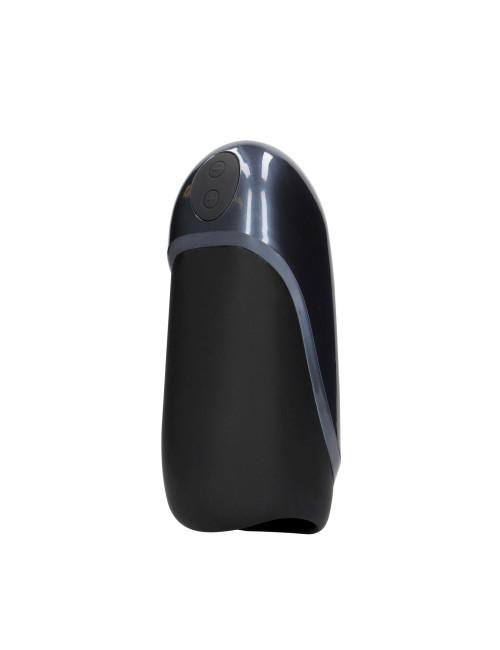 Nasadka masturbacyjna z wibracją Licorice Black – Zabawki erotyczne