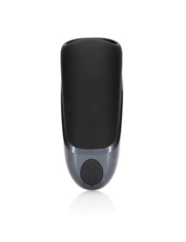 Vibrating Masturbator Sleeve - Licorice Black