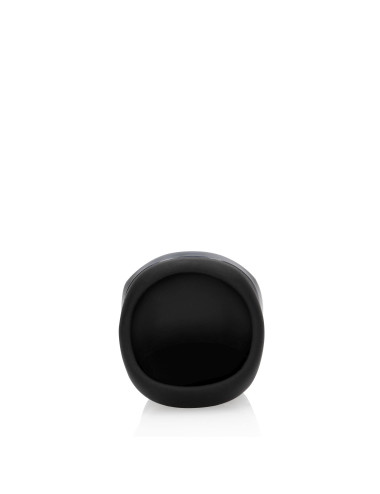 Vibrating Masturbator Sleeve - Licorice Black