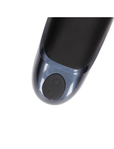 Vibrating Masturbator Sleeve - Licorice Black
