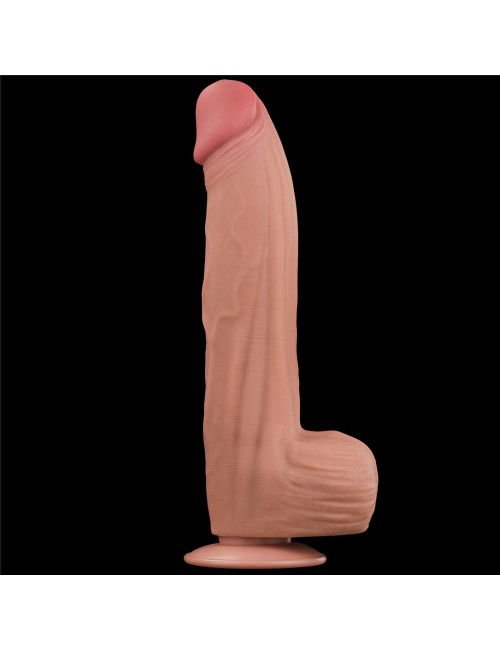 Realistyczne Dildo Lovetoy King Sized Dwuwarstwowe TPE 12 cali