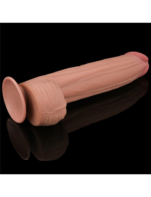 Realistyczne Dildo Lovetoy King Sized Dwuwarstwowe TPE 12 cali