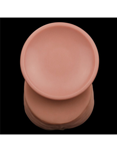 12'' King Sized Sliding Skin Dual Layer Dong