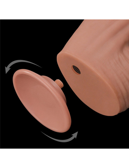 Realistyczne Dildo Lovetoy King Sized Dwuwarstwowe TPE 12 cali