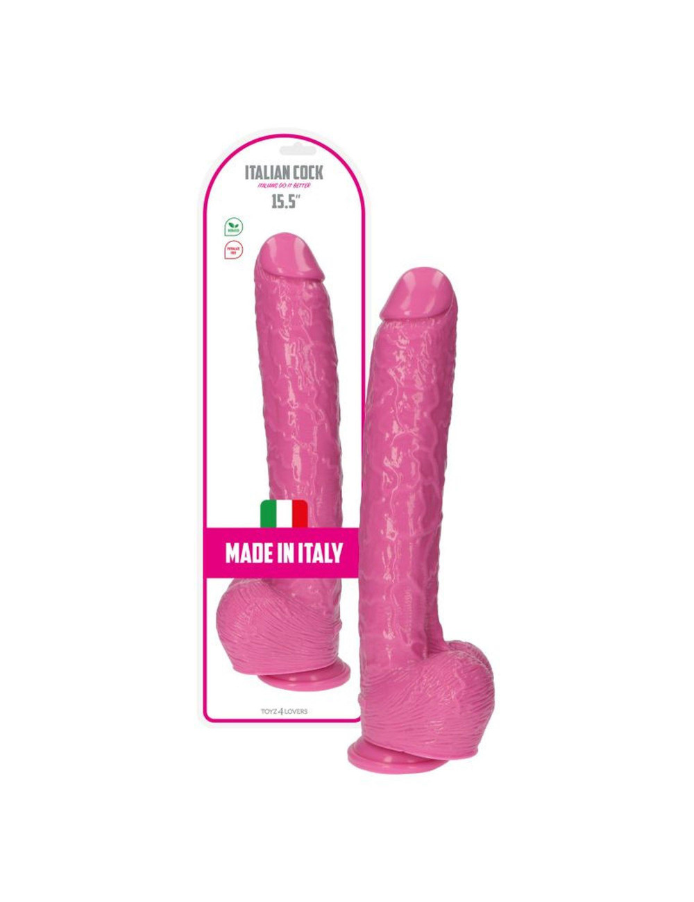 Dildo Gigant Italian Pink – Zabawki Dildo Giganty