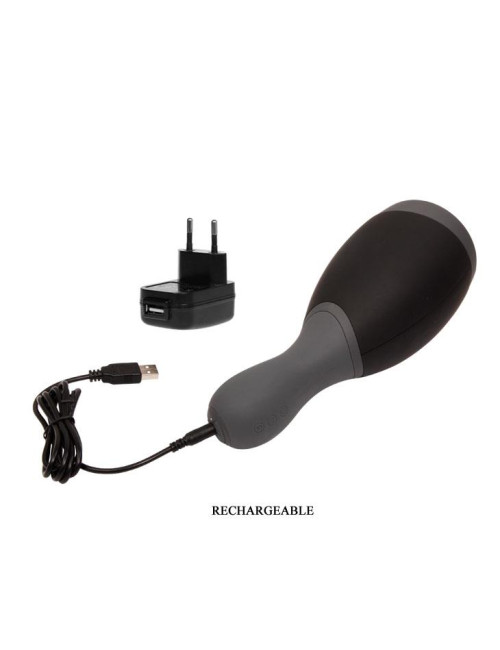 PRETTY LOVE Deep Pleasure – Masturbator silikonowy z 12 trybami wibracji, wodoodporny, zabawki dla dorosłych