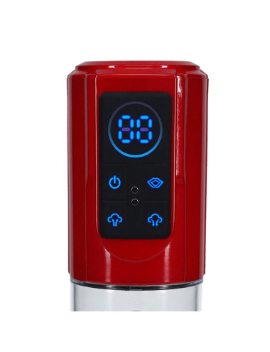 MegaLift - Automatic Waterproof Penis Pump - Metallic Red