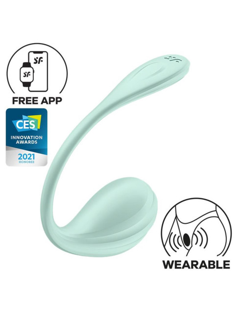 Satisfyer Smooth Petal Mint – Wibrator z Aplikacją