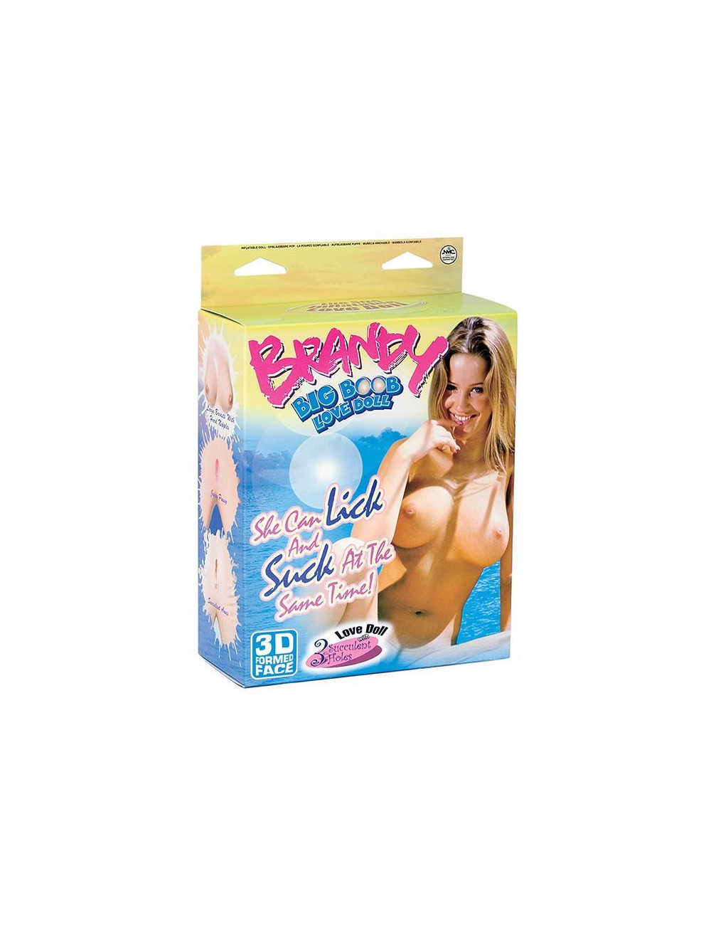 BRANDY BIG BOOB LOVE DOLL - Lalka miłości naturalnej wielkości, PVC - Zabawki, Lalki, Damskie
