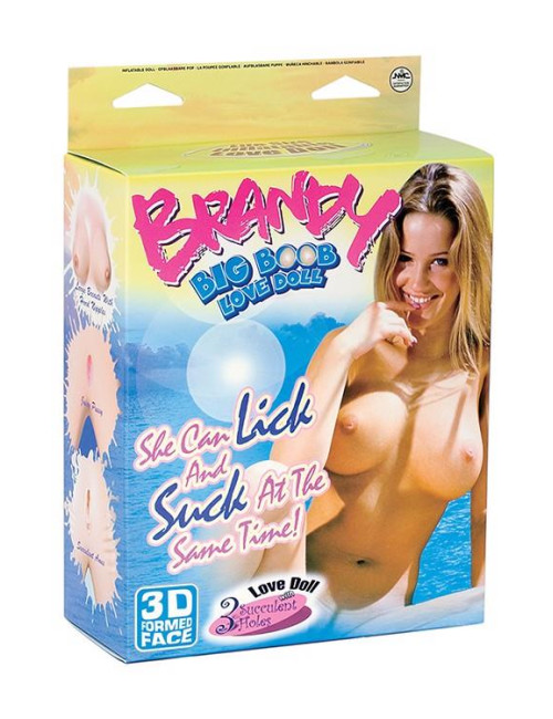 BRANDY BIG BOOB LOVE DOLL - Lalka miłości naturalnej wielkości, PVC - Zabawki, Lalki, Damskie