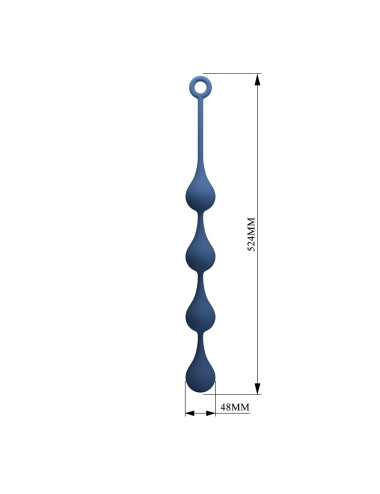 MR PLAY Waterdrop Anal Balls – 52.5 cm XL