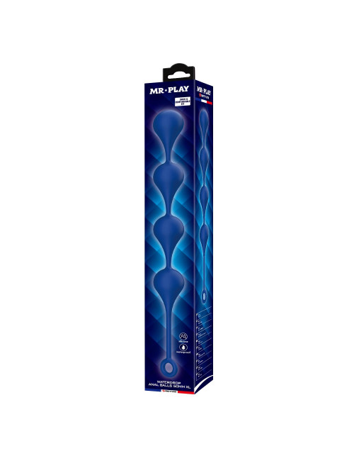 MR PLAY Waterdrop Anal Balls XL 52,5 cm - Kulki Analne Silikonowe Wodoodporne