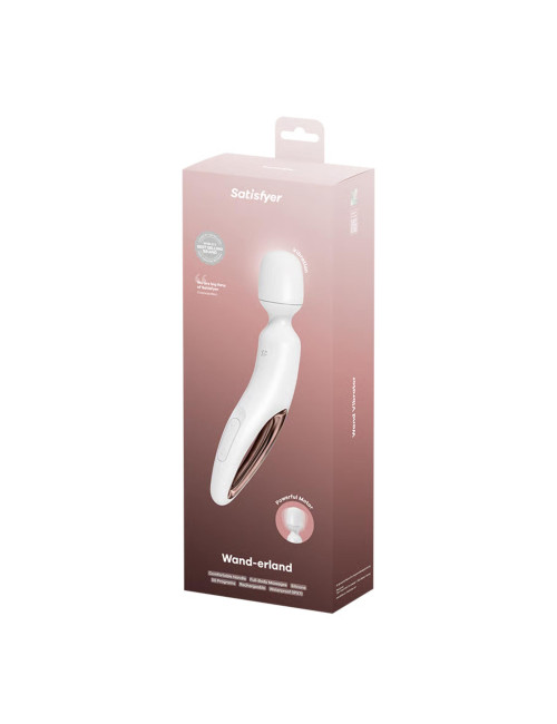 Satisfyer Wand-erland Wibrator Różdżka XXL White/Rosegold