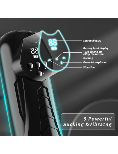 LUXURY Masturbator PREMIUM RECHARGEABLE MULTIFUNCTIONS 04 - Zabawki erotyczne, waginy, masturbator, Realbody Flesh TPE, IPX6
