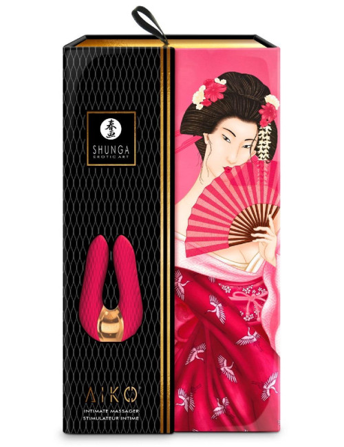 AIKO Intimate Massager Raspberry - Podwójny Wibrator, Zabawki, Silikon medyczny