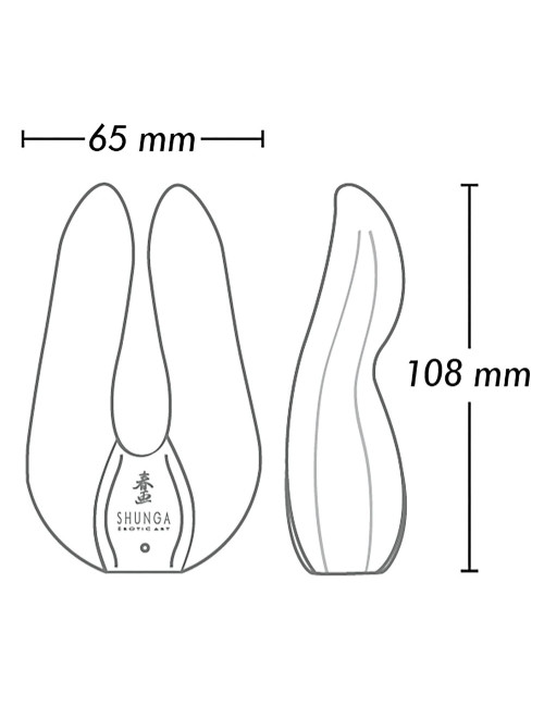 AIKO Intimate Massager Raspberry - Podwójny Wibrator, Zabawki, Silikon medyczny