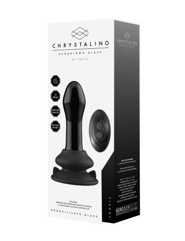Pluggy - With Suction Cup and Remote - 10 Speed - Black