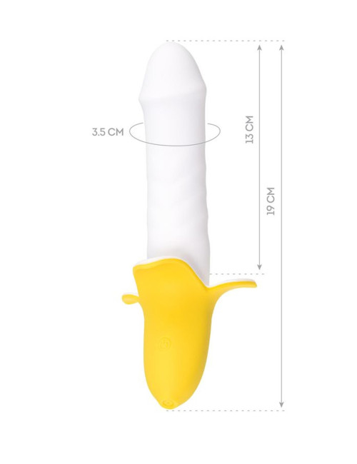 JOS B-nana 19 cm Silikonowy Wibrator na Punkt G