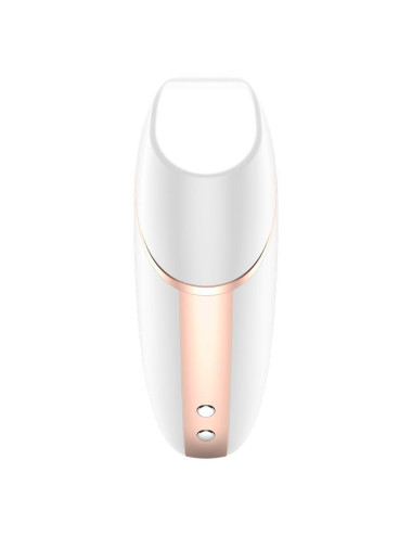 Wibrator - Love Triangle Air Pulse Stimulator + Vibration White