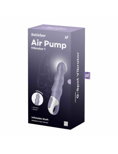 Air Pump Vibrator 1 – Wibrator z pompą, Punkt G, silikonowy, 12 programów, cichy