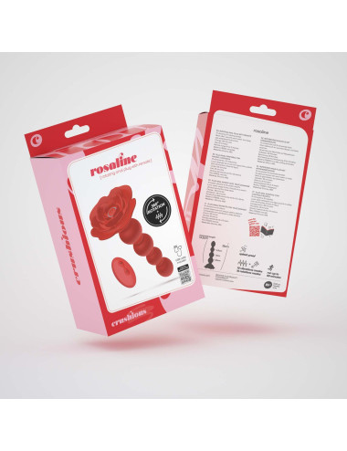 CRUSHIOUS ROSALINE ROTATING ANAL PLUG WITH REMOTE CONTROL