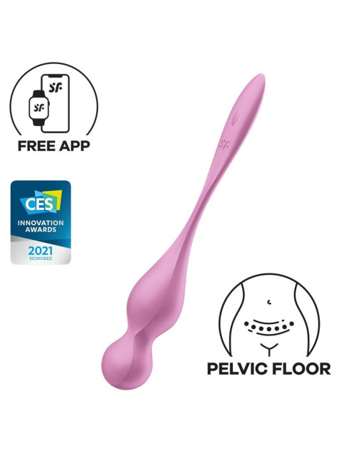 Love Birds 1 Pink – Wibrator z aplikacją Satisfyer | Zabawki, Wibratory, Z aplikacją, trening dno miednicy