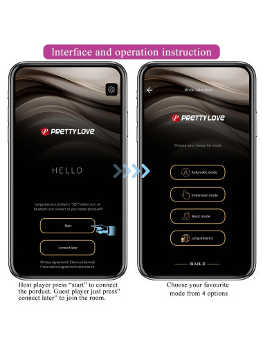 PRETTY LOVE - Catalina, 12 vibration functions Mobile APP Long-distance Control