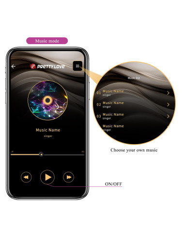 PRETTY LOVE - Catalina, 12 vibration functions Mobile APP Long-distance Control