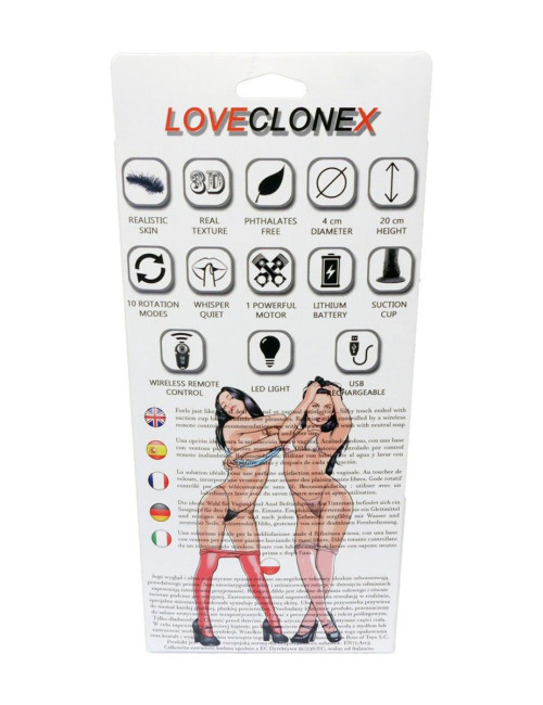 Wibrator B-Series Real Apollo Loveclonex USB Cyber Skóra