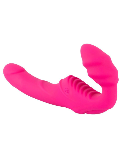 Wibrator Strap-On bez uprzęży Vibrating Strapless 2 PU