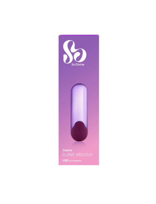 So Divine Cosmo Mini Vibe - Wibrator Bullet USB IPX5