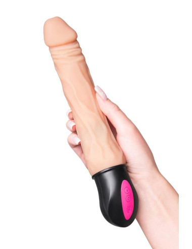 A-TOYS Vibrator with heating TPE 12 speeds bendable rechargble