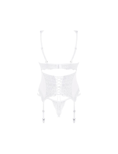 Bielizna-Amor Blanco gorset i stringi biały L/XL
