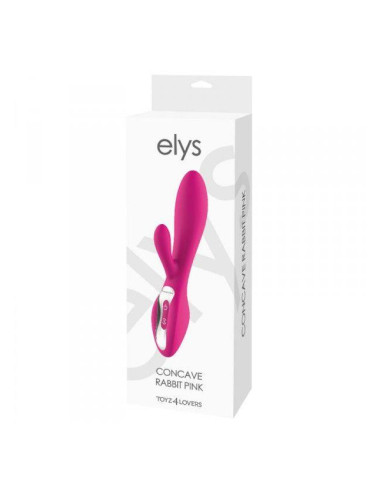 Wibrator Rabbit ELYS CONCAVE Pink – Króliczek, Zabawki, Wibrujący, Wodoodporny