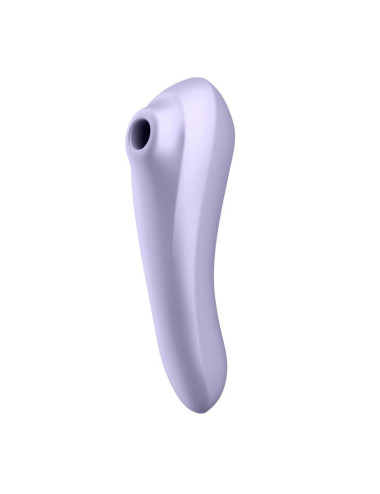Dual Pleasure Mauve – Wibrator z aplikacją Bluetooth, Air Pulse, wodoodporny, stymulacja łechtaczki i punktu G