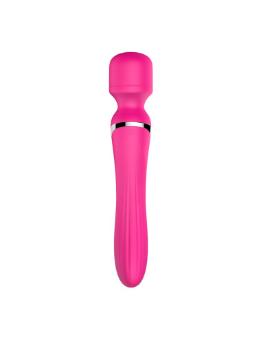 Stymulator - B - Series - Silicone Dual Massager Pulsator USB 7+7 Function (Pink)