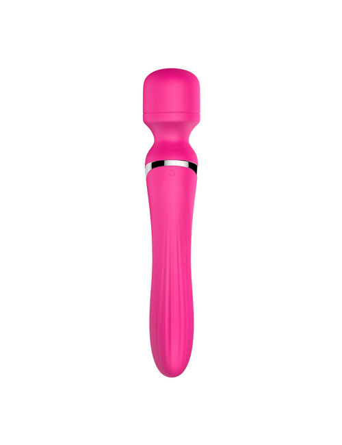 B-Series Silicone Dual Massager Pulsator USB Różowy