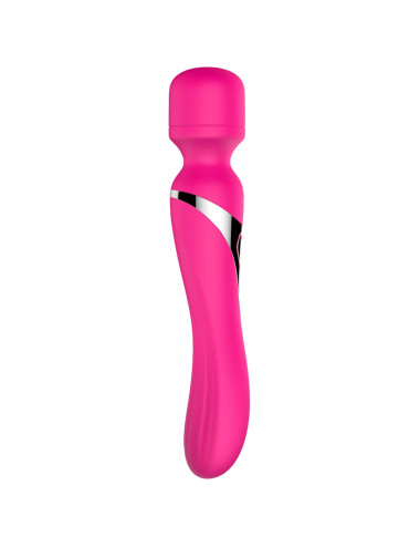 Stymulator - B - Series - Silicone Dual Massager Pulsator USB 7+7 Function (Pink)
