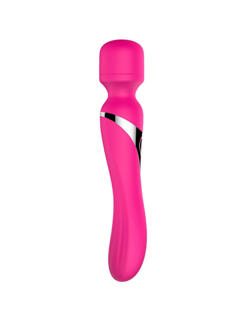 B-Series Silicone Dual Massager Pulsator USB Różowy