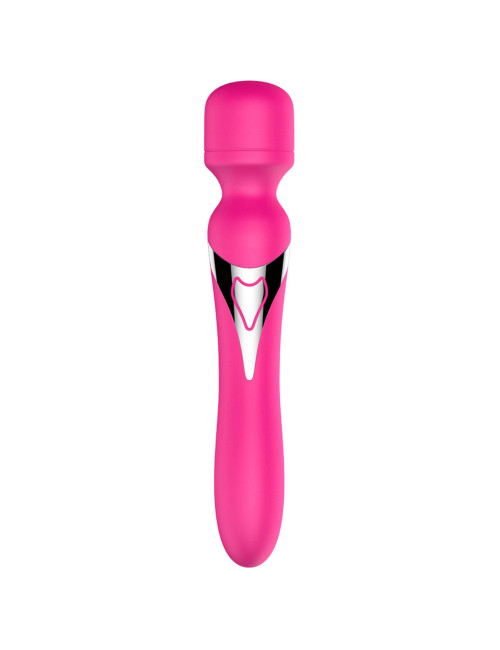 B-Series Silicone Dual Massager Pulsator USB Różowy