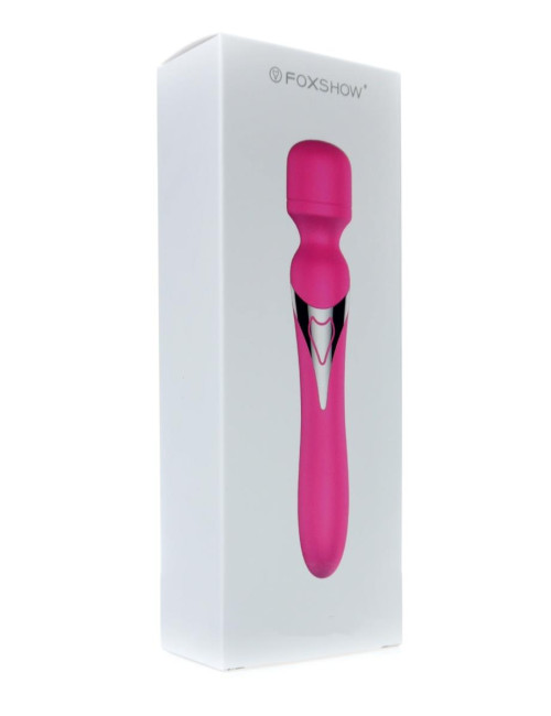 B-Series Silicone Dual Massager Pulsator USB Różowy