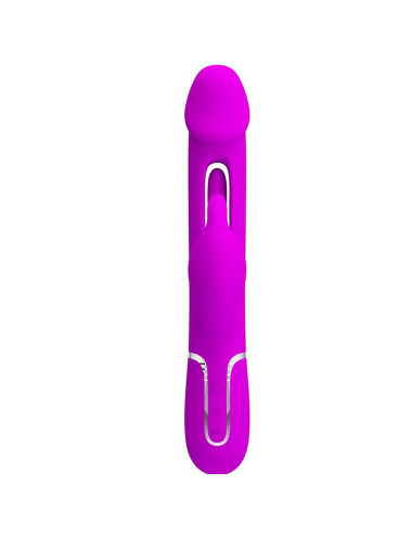 PRETTY LOVE - Kampas Rabbit 3 in 1, multifunction vibrator with tongue violet