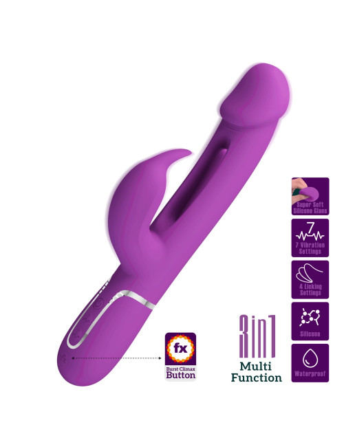 Pretty Love Kampas Purple - Króliczek Wibrator