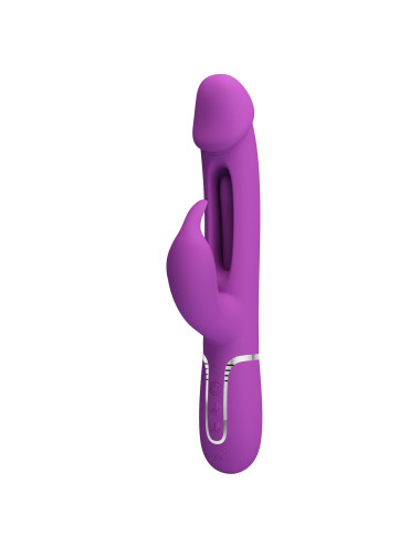 PRETTY LOVE - Kampas Purple, 7 vibration functions 4 licking settings