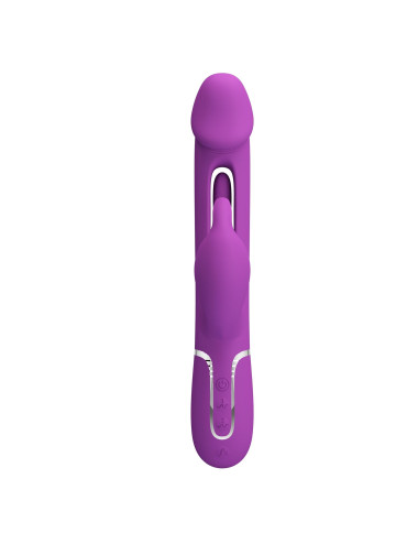 PRETTY LOVE - Kampas Purple, 7 vibration functions 4 licking settings
