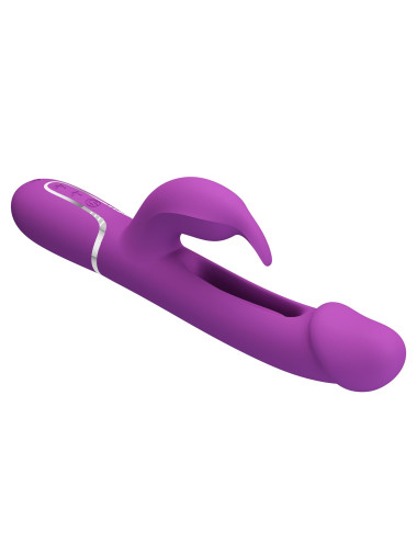 PRETTY LOVE - Kampas Purple, 7 vibration functions 4 licking settings