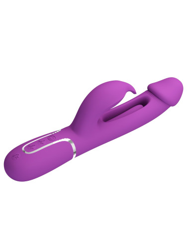 PRETTY LOVE - Kampas Purple, 7 vibration functions 4 licking settings