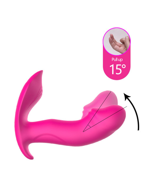 Stymulator Silikonowy Panty Vibrator i Pulsator USB 10 Trybów - Podgrzewany, Wodoodporny Zdalny Pilot