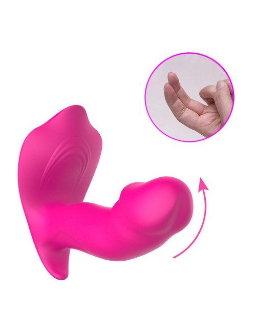 Stymulator Silikonowy Panty Vibrator i Pulsator USB 10 Trybów - Podgrzewany, Wodoodporny Zdalny Pilot